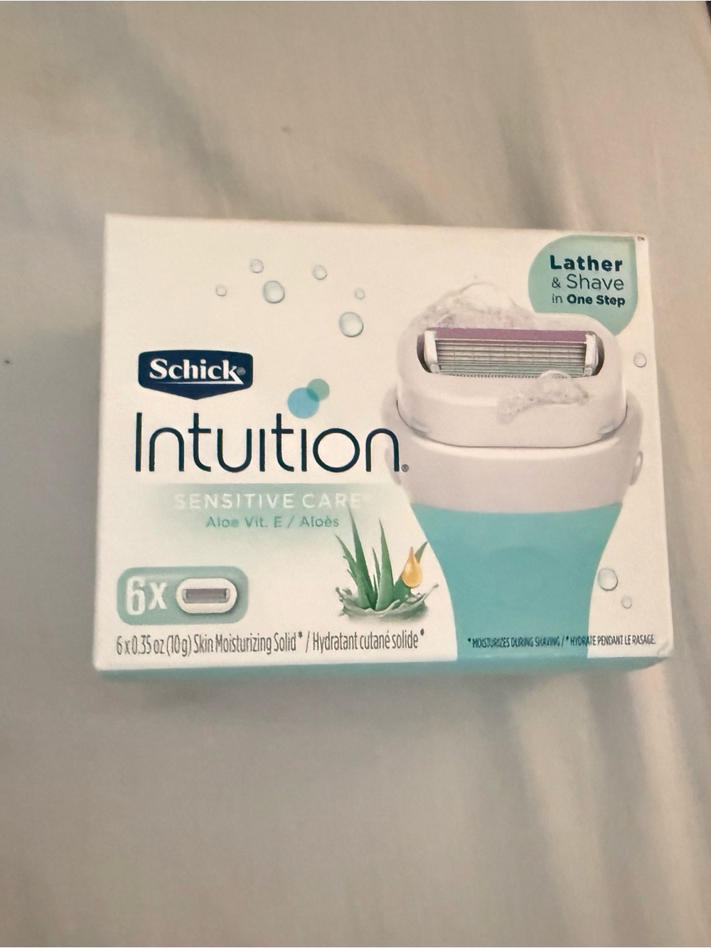 Schick Intuition Sensitive Care Refill Cartridges – Aqua/Turquoise